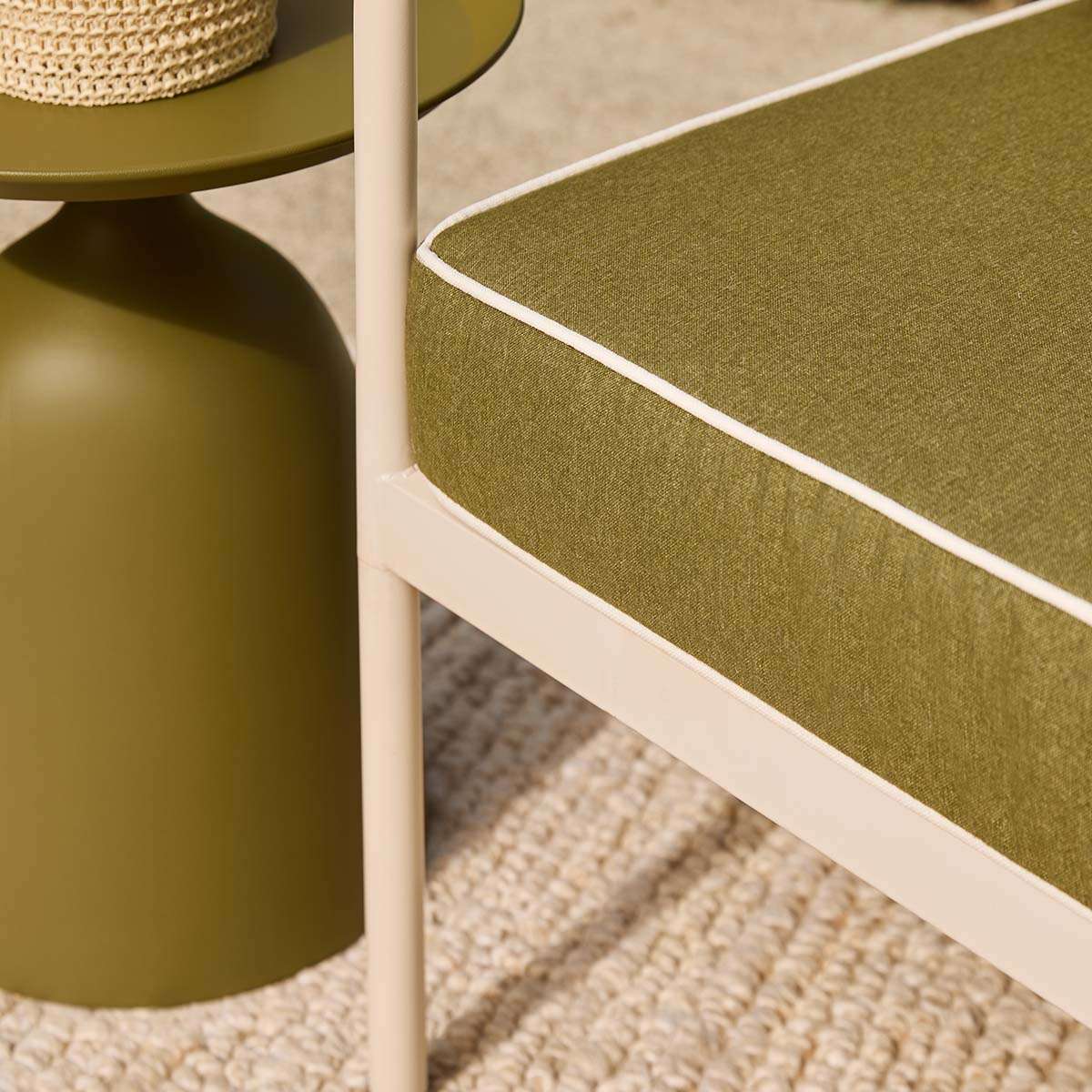 Marin Outdoor Armchair - Olive Green