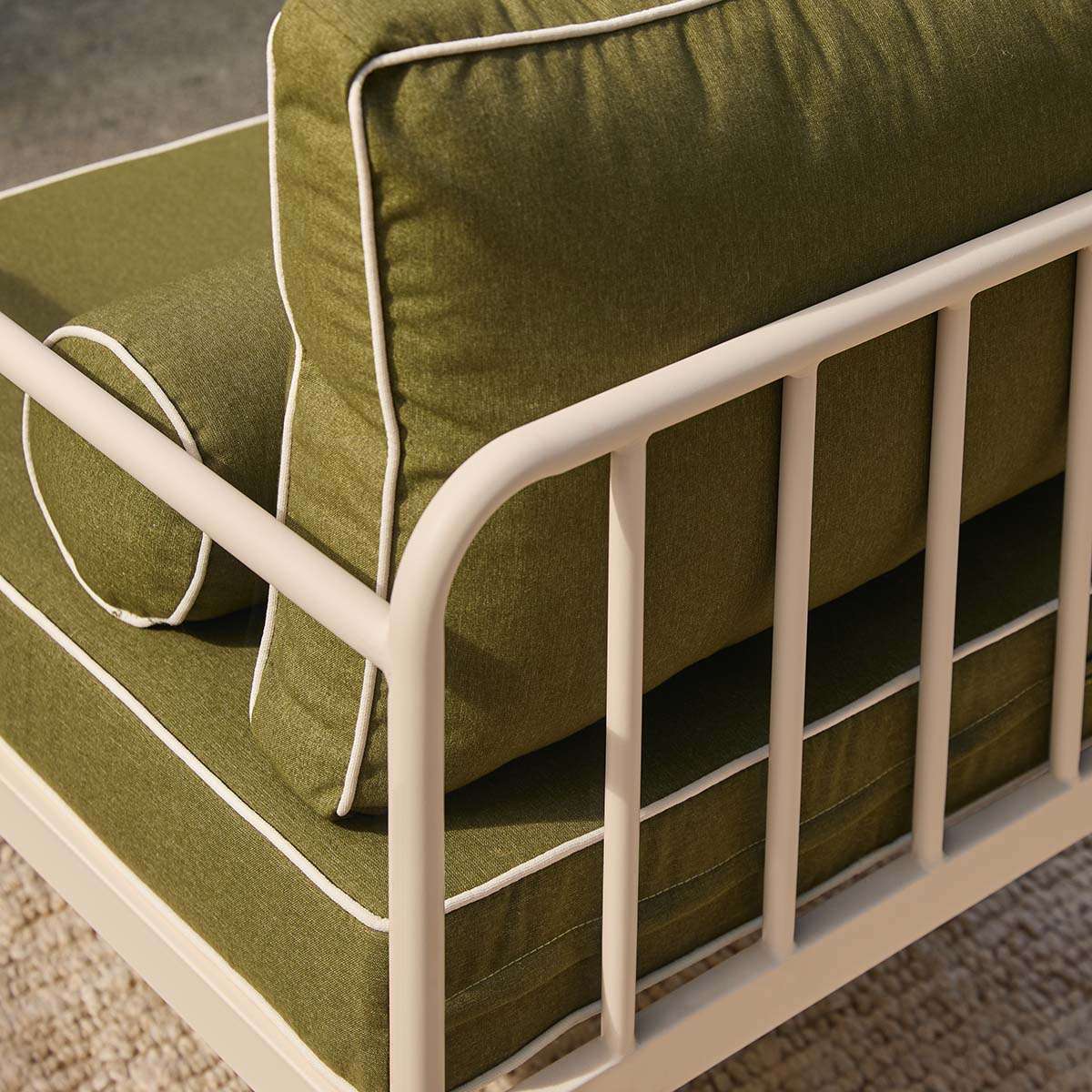 Marin Outdoor Armchair - Olive Green