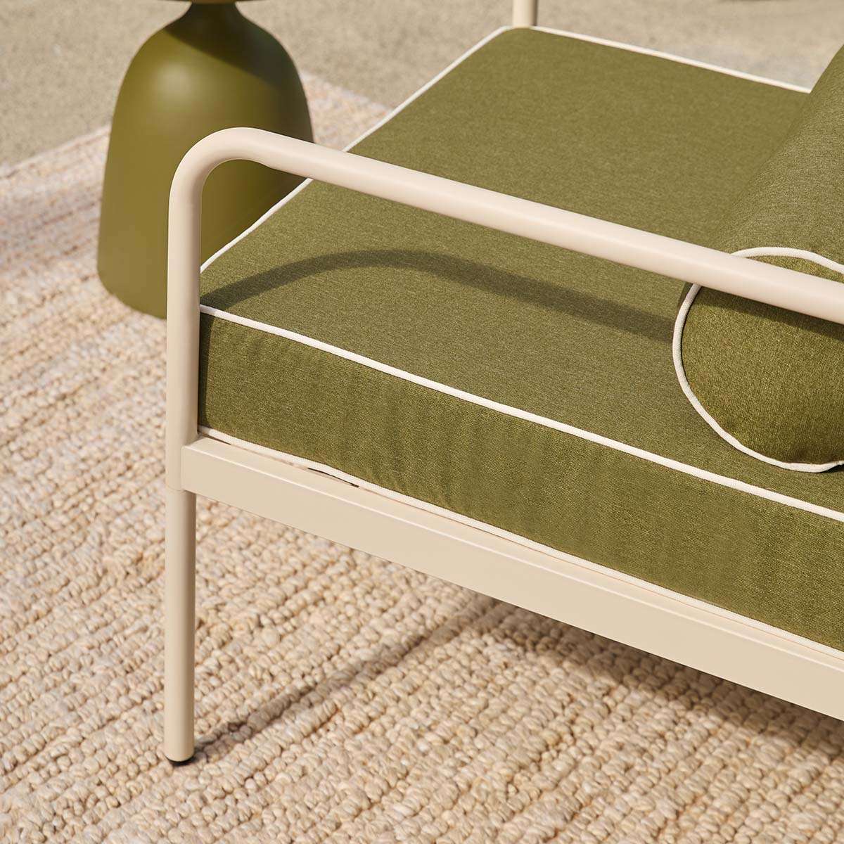 Marin Outdoor Armchair - Olive Green