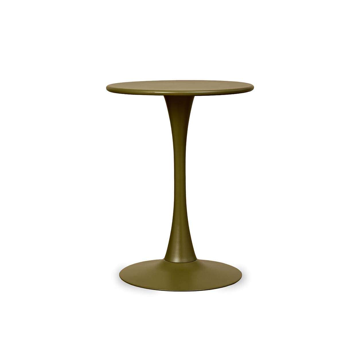 Ravello Outdoor Bistro Round Table - Olive Green