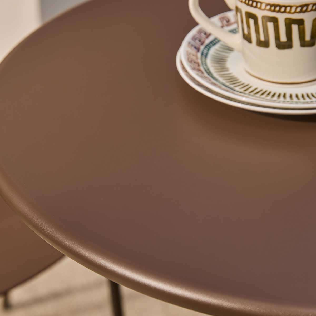 Ravello Outdoor Bistro Round Table - Chocolate