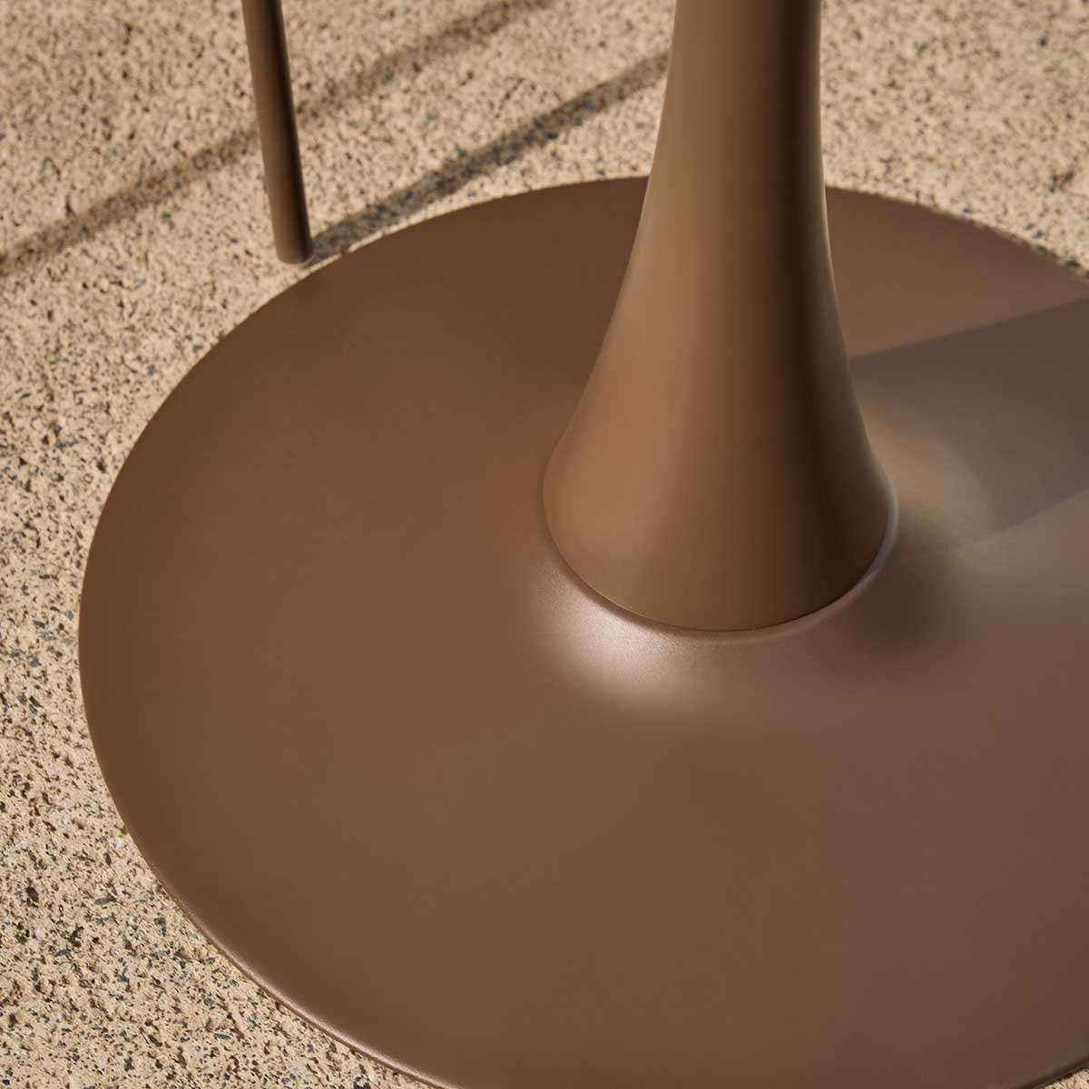 Ravello Outdoor Bistro Round Table - Chocolate