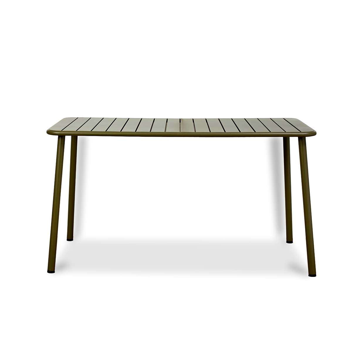 Ravello Outdoor Four Seater Dining Table - Olive Green