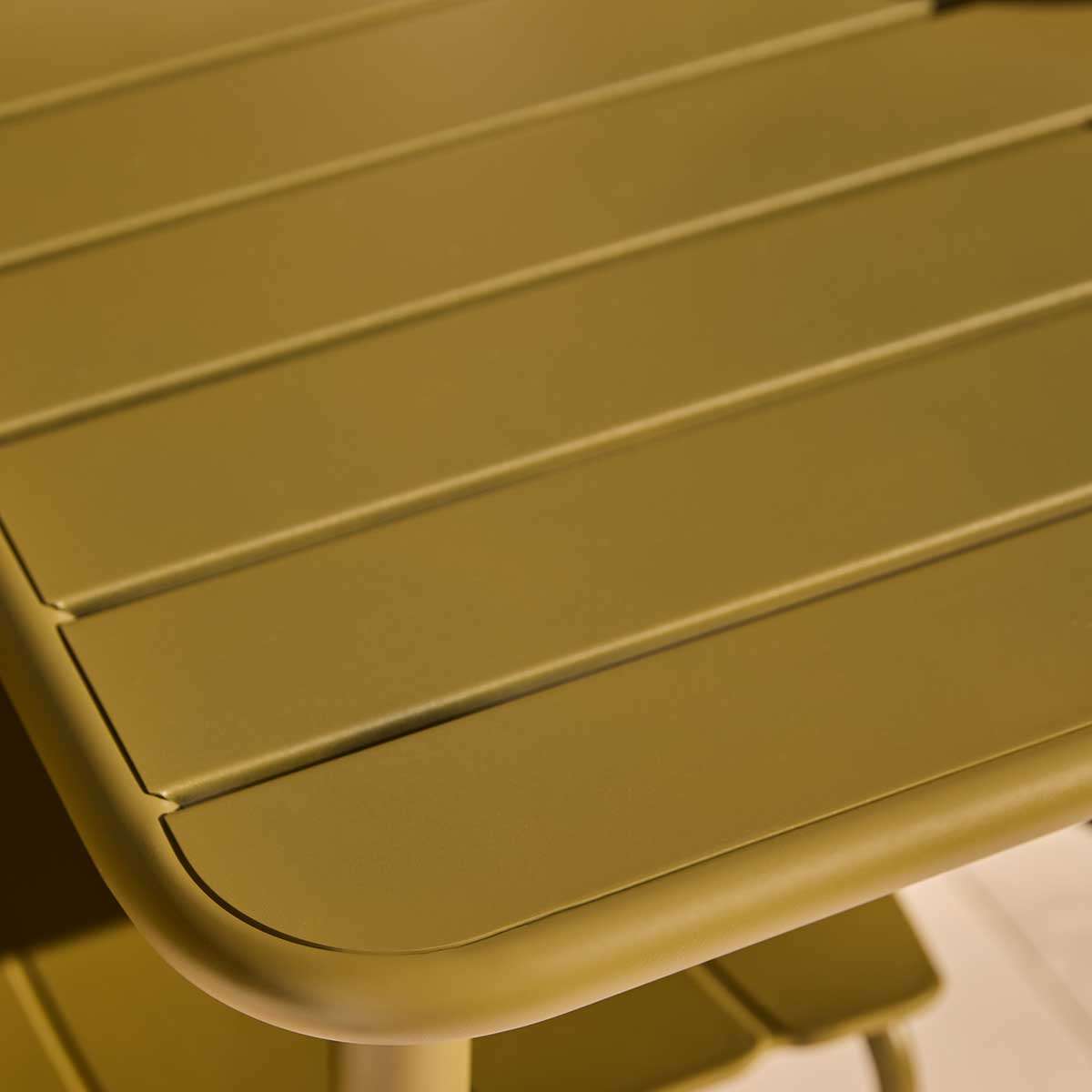 Ravello Outdoor Four Seater Dining Table - Olive Green
