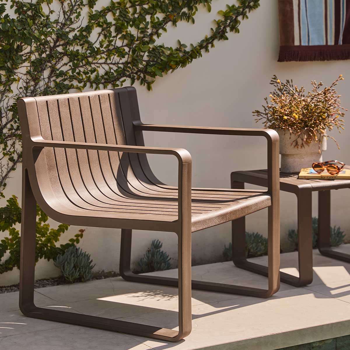 Ravello Outdoor Lounge Seating - Set of Three - Chocolate