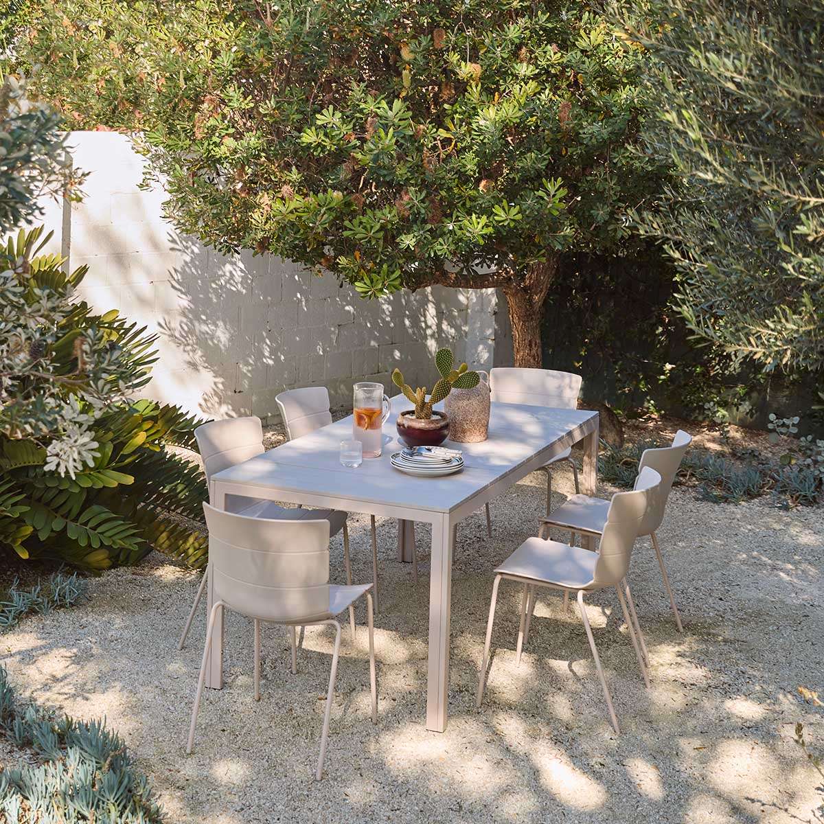 Ravello Outdoor Seven Piece Dining Set Beige