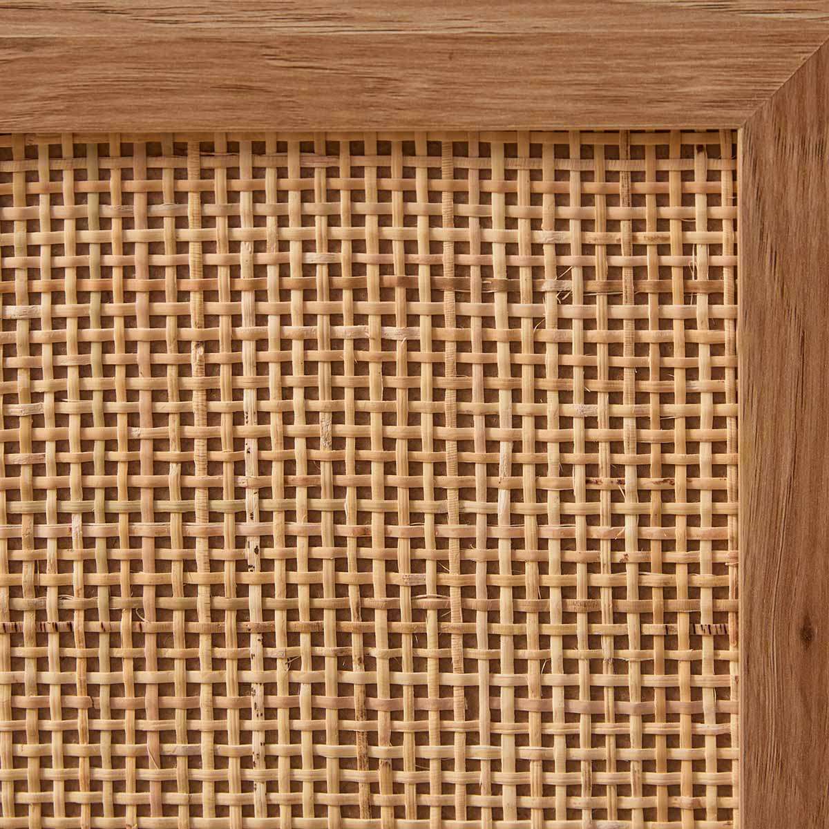 Noosa Rattan Slim Bookcase - Natural