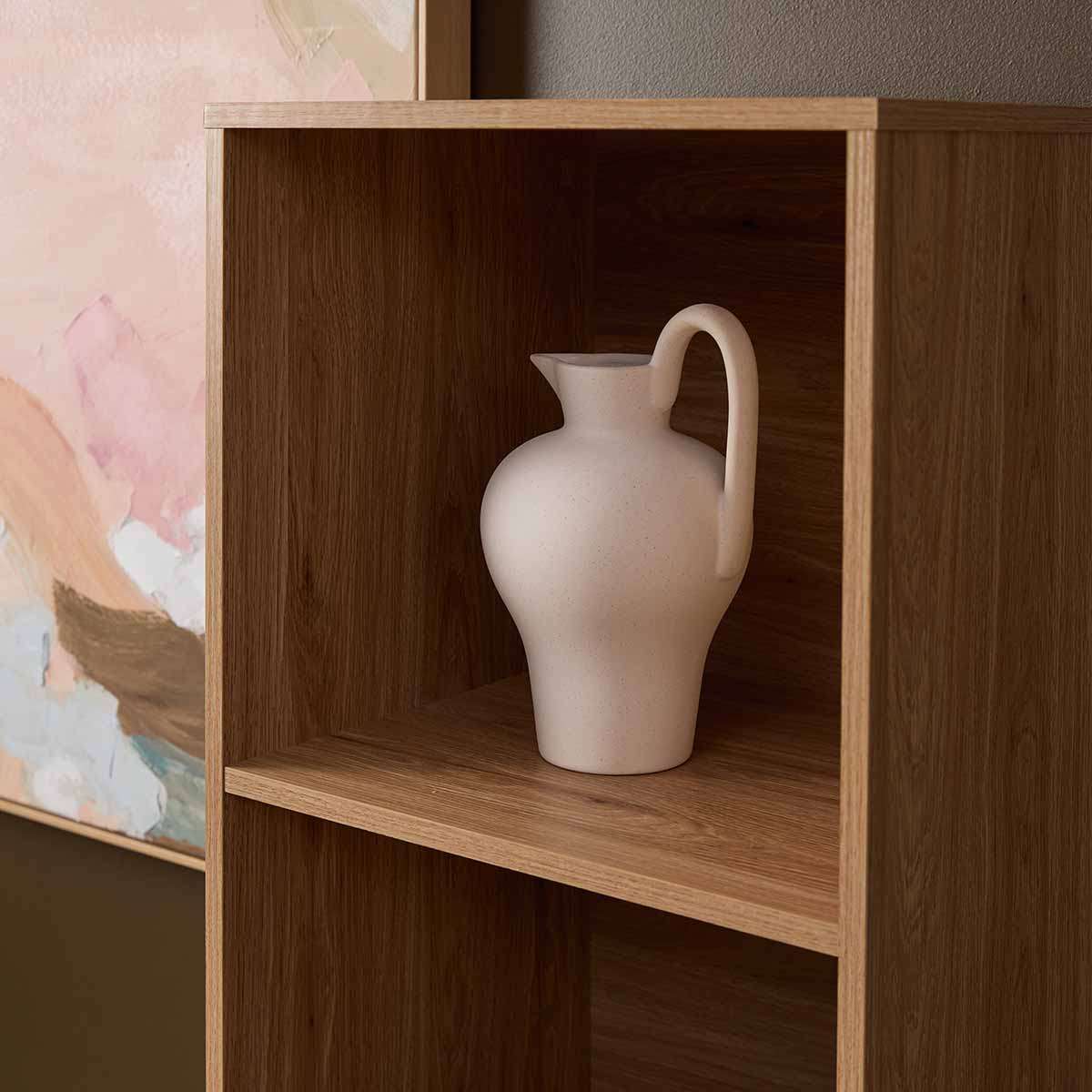 Noosa Rattan Slim Bookcase - Natural