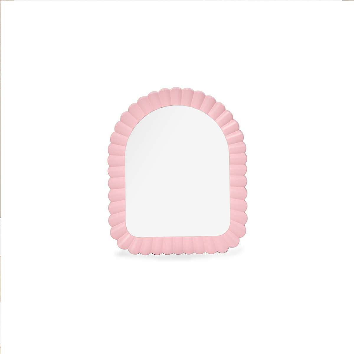 Kaia Shell Edge Wall Mirror - Pink