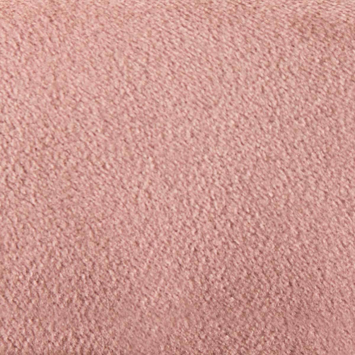 Lennon Upholstered Round Wall Mirror - Dusty Rose