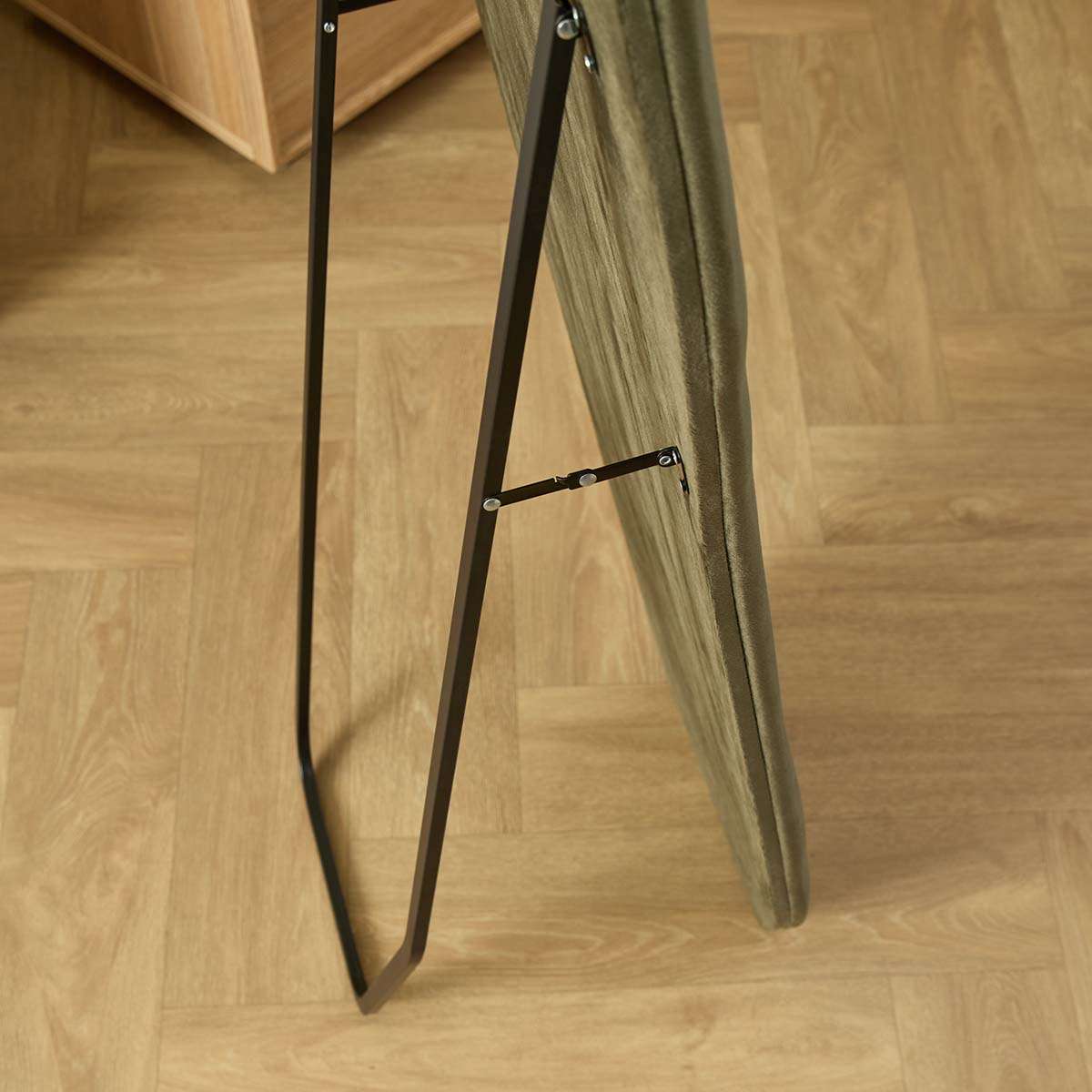 Lennon Upholstered Full Length Mirror - Olive