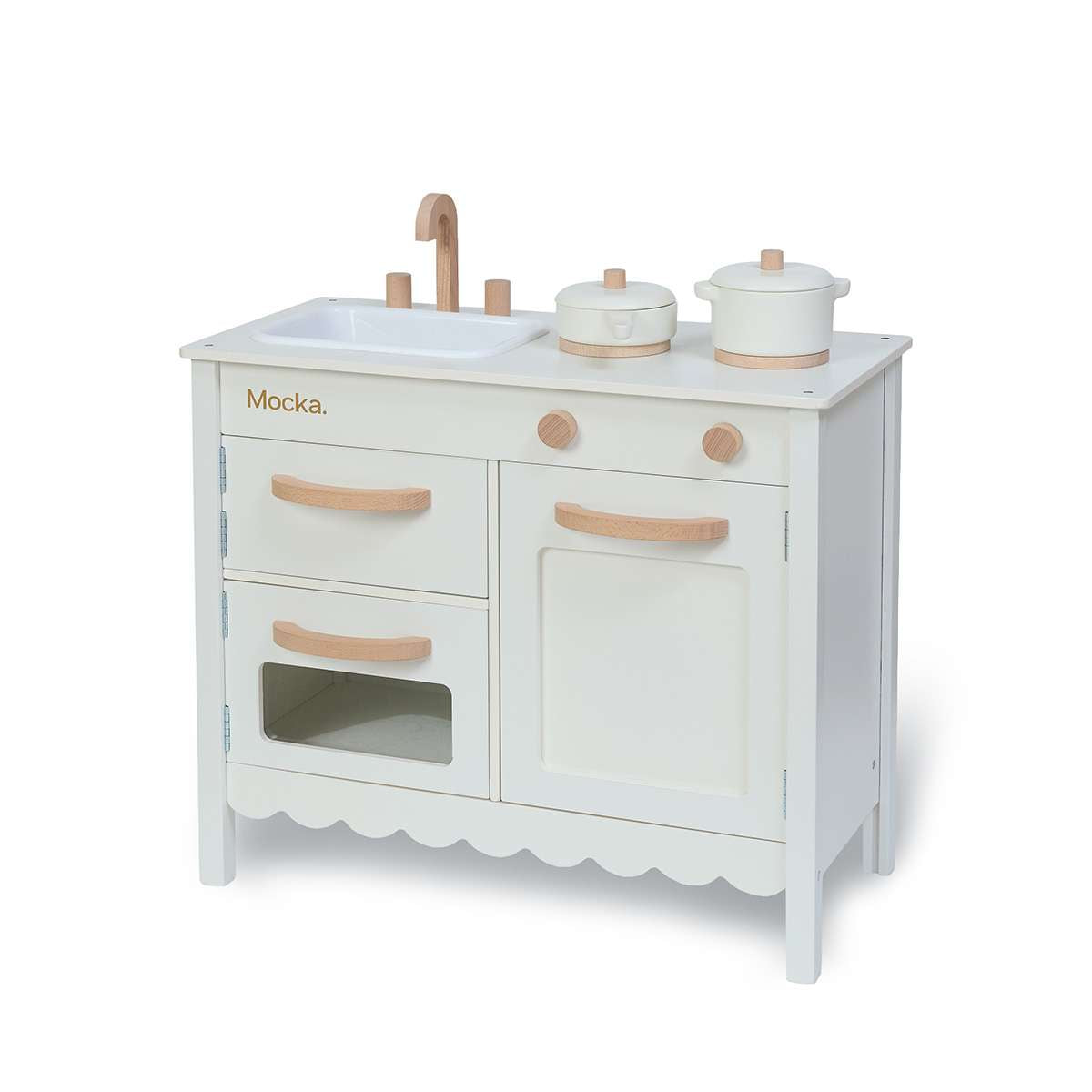 Cottage Scalloped Kitchen and Fridge Bundle