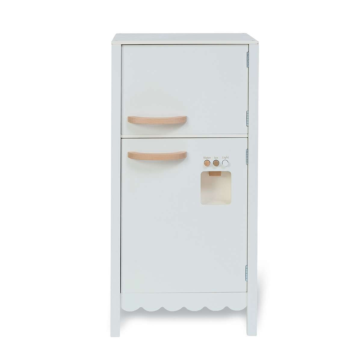 Cottage Scalloped Fridge with Play Food - Cream