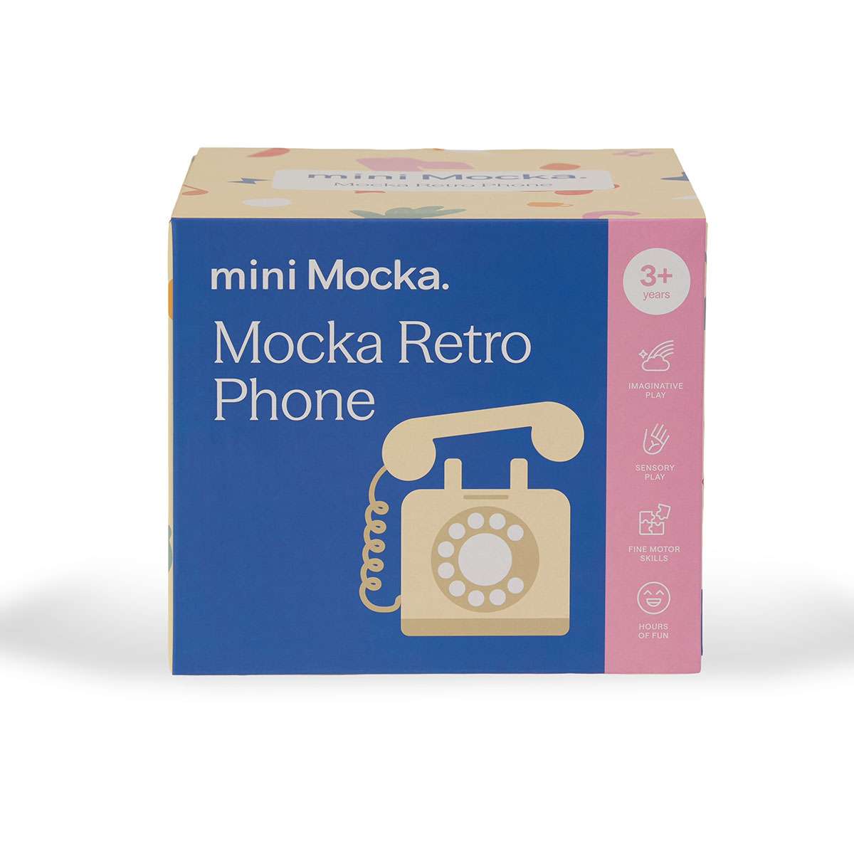 Mocka Retro Phone - Cream