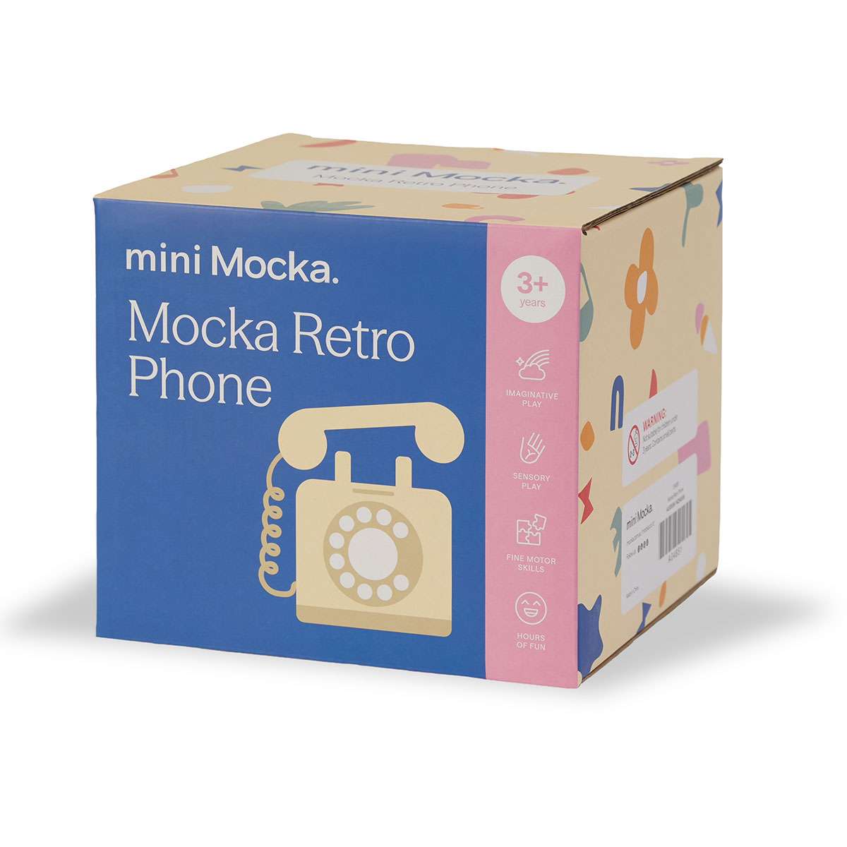 Mocka Retro Phone - Cream