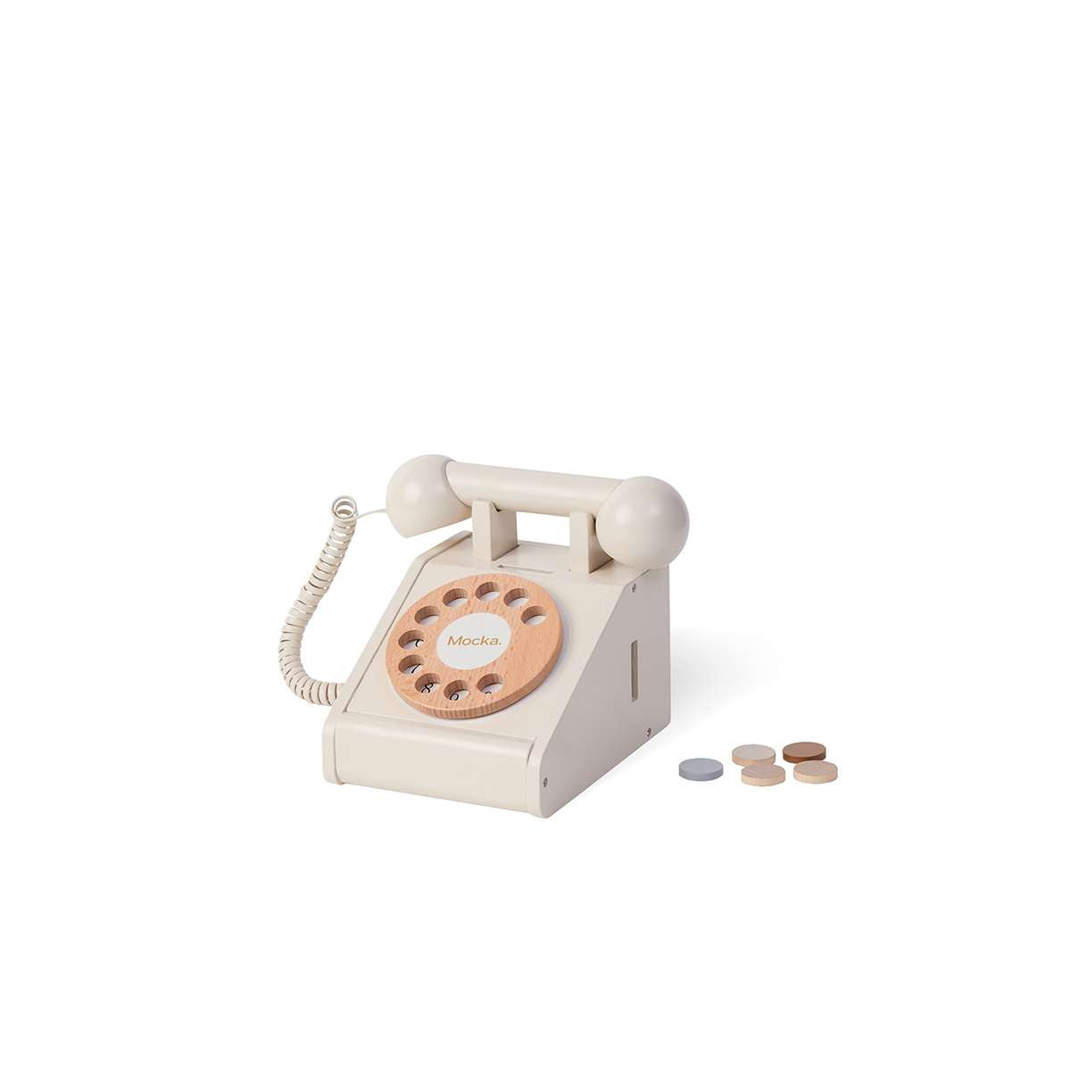 Mocka Retro Phone - Cream