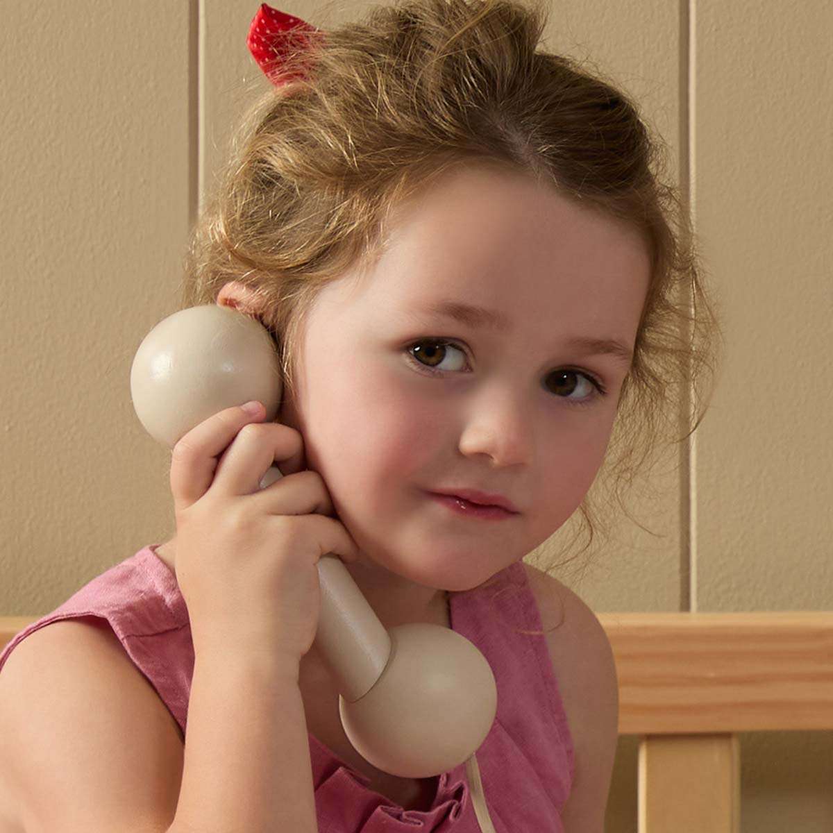 Mocka Retro Phone - Cream