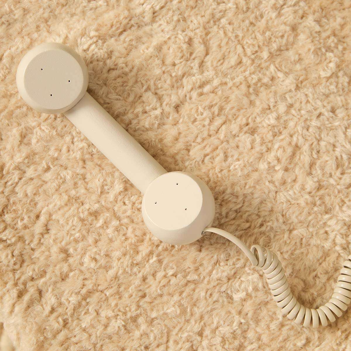 Mocka Retro Phone - Cream