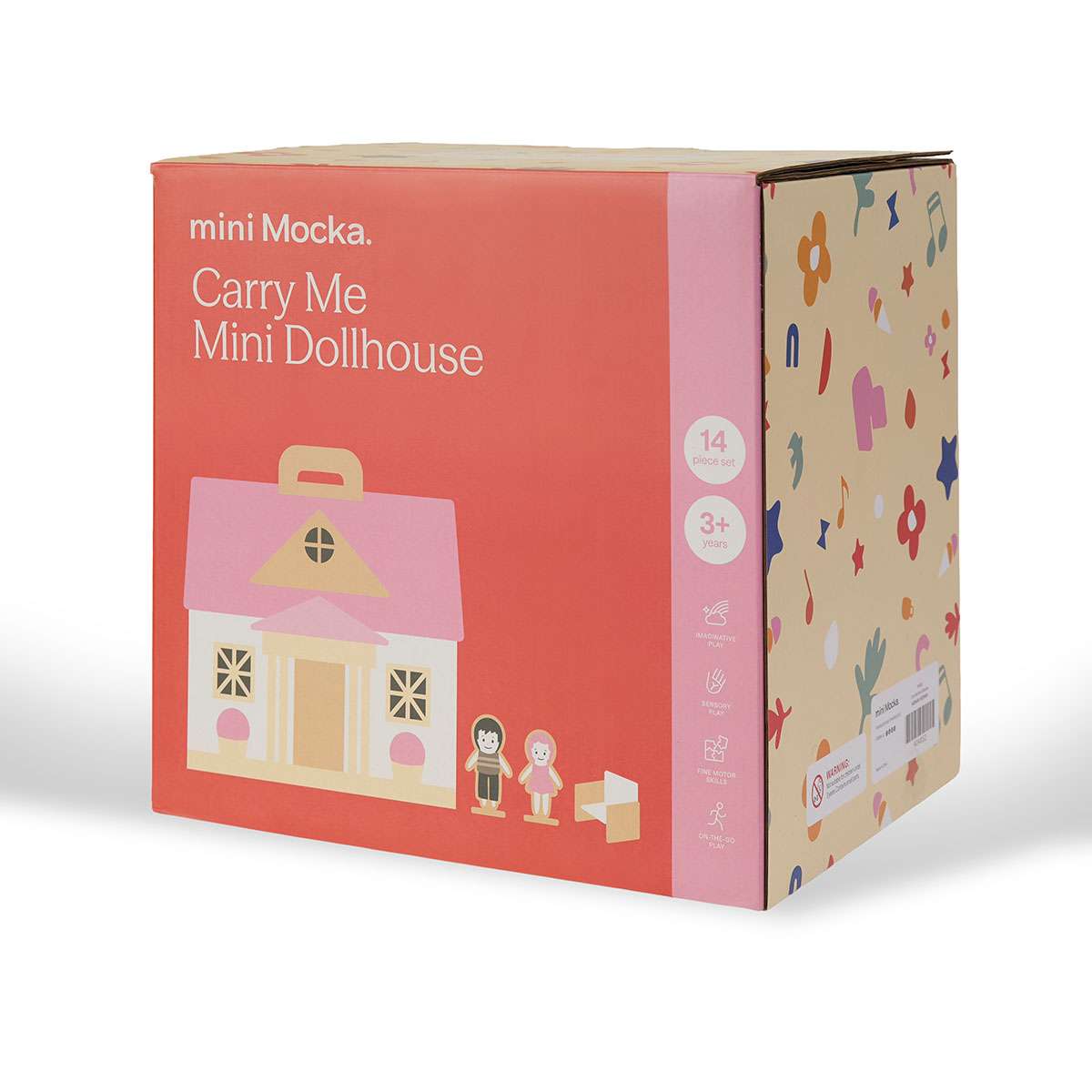 Carry Me Mini Dollhouse 14 Piece Set