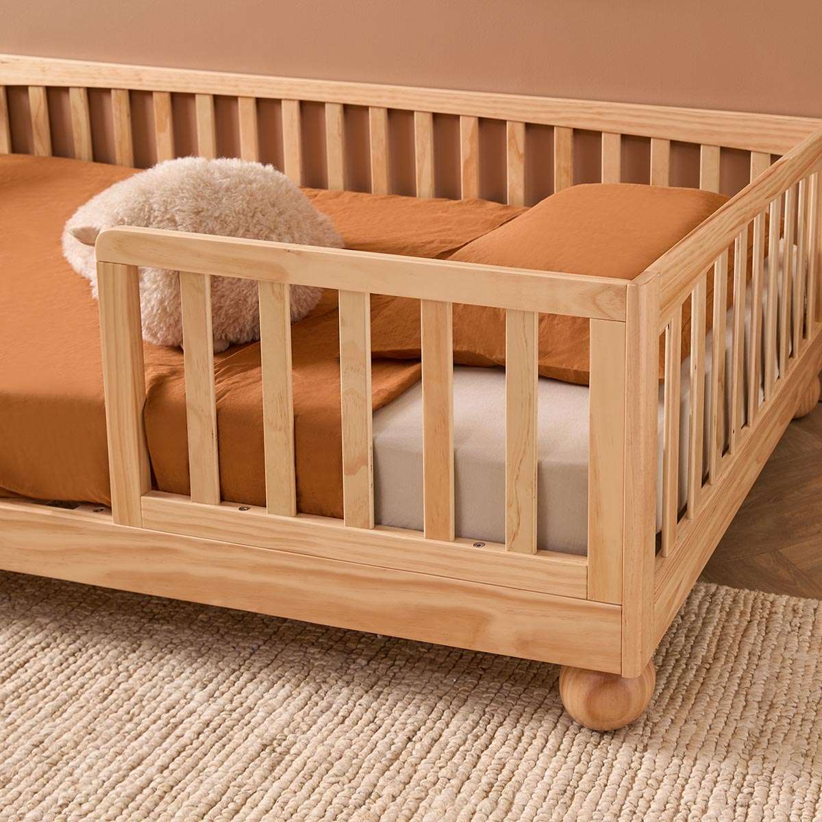 Blake Toddler 2 in 1 King Single Bed - Natural
