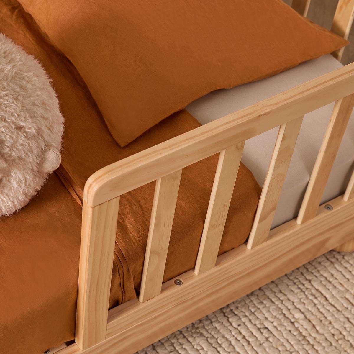 Blake Toddler 2 in 1 King Single Bed - Natural