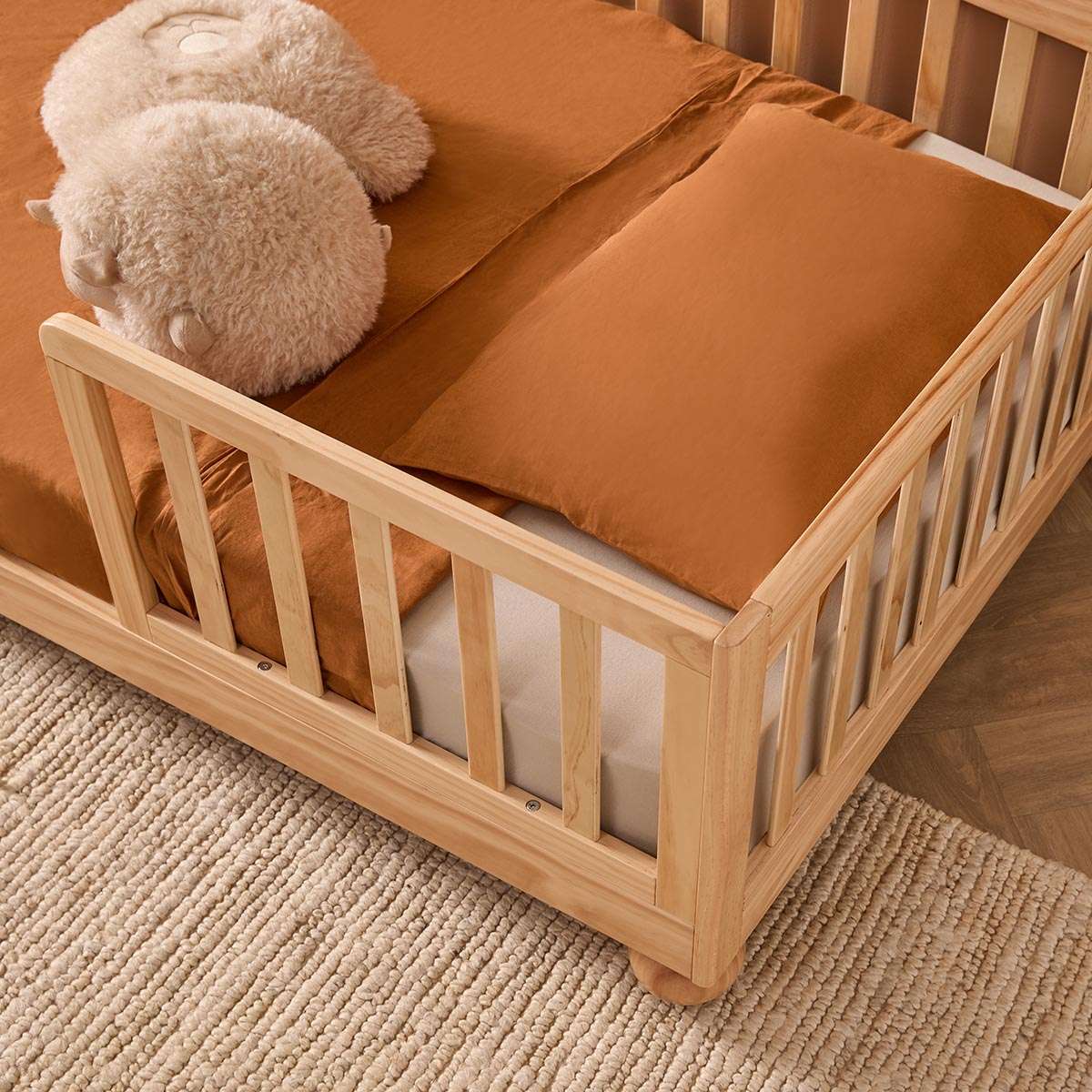 Blake Toddler 2 in 1 King Single Bed - Natural
