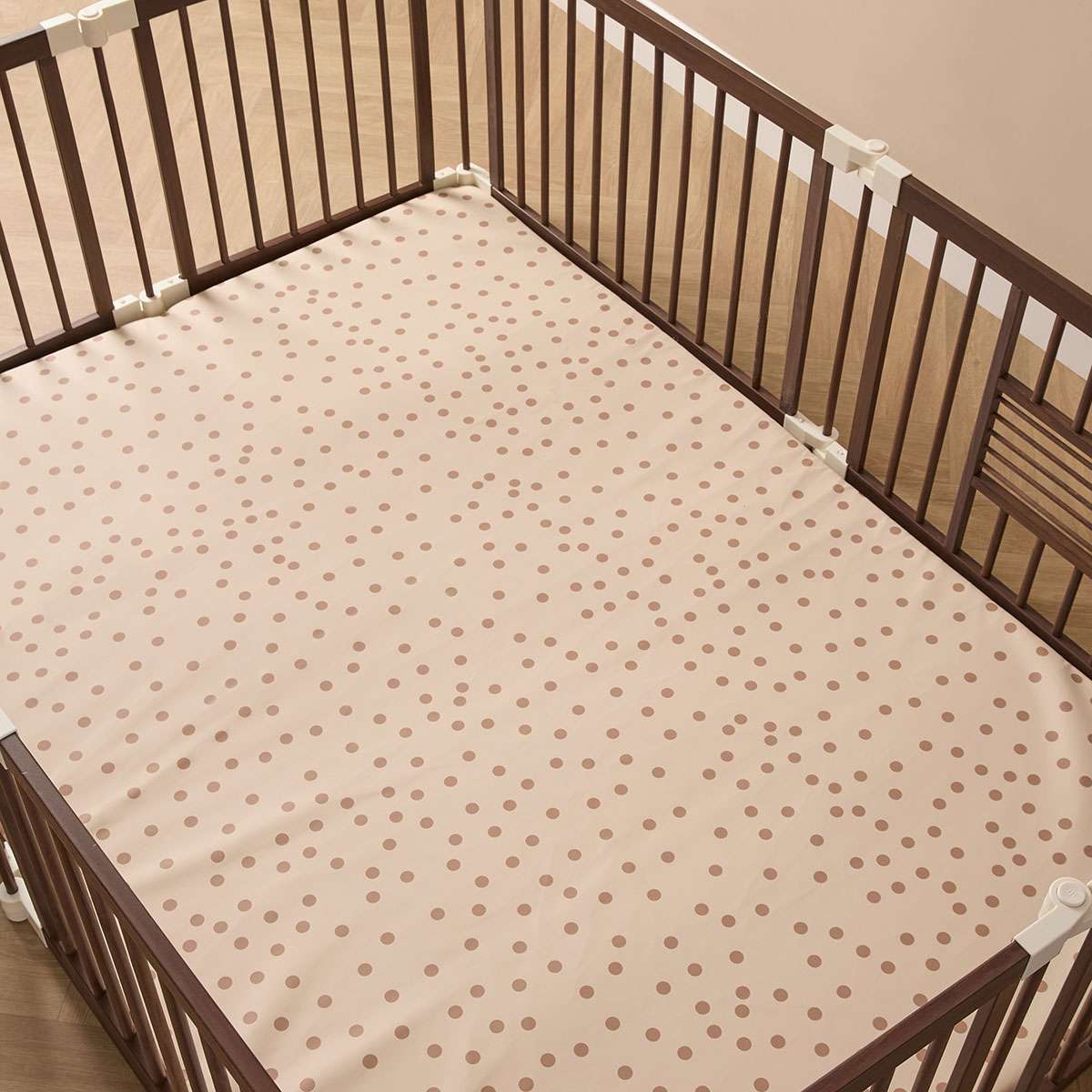 Padded Play Mat Reversible - Cream/Tan Spot