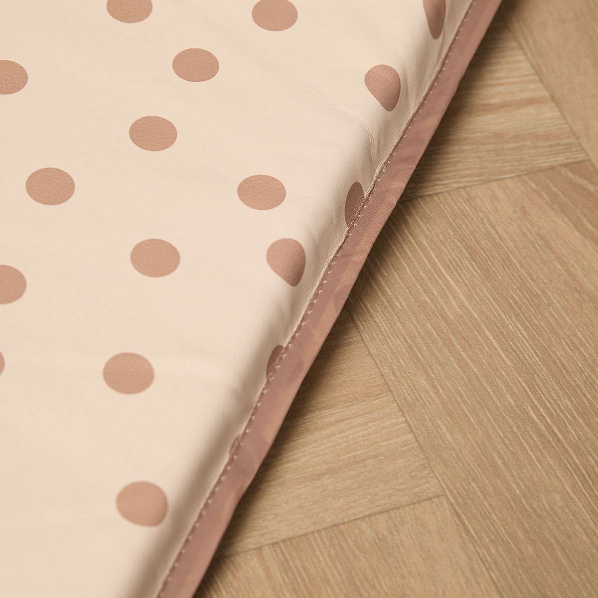Padded Play Mat Reversible - Cream/Tan Spot