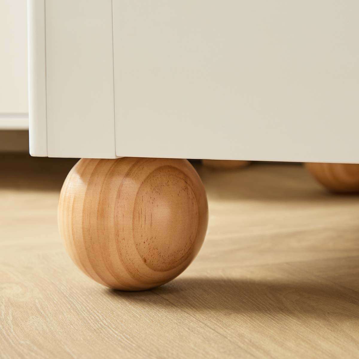 Blake Cot - White/Natural