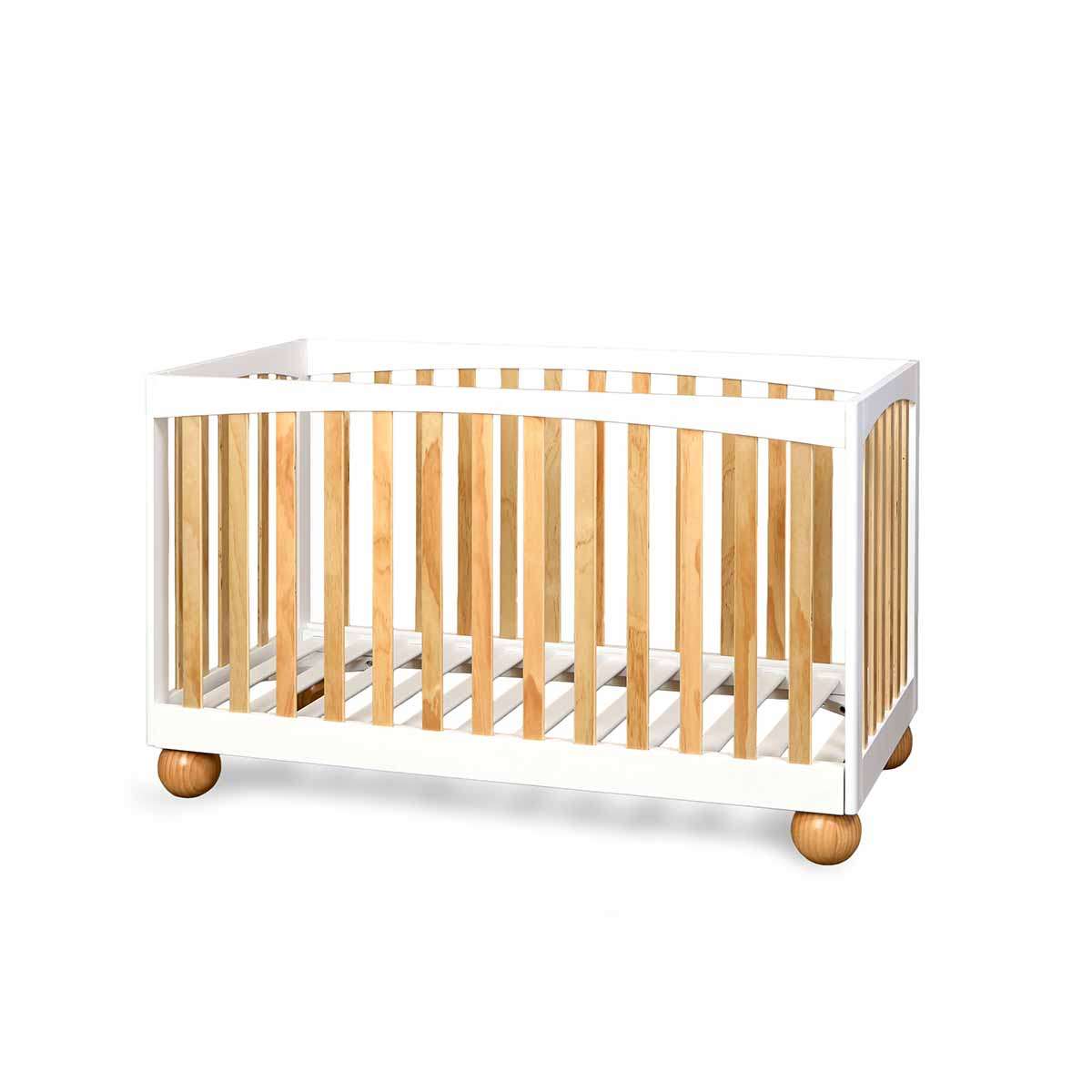 Blake Cot - White/Natural