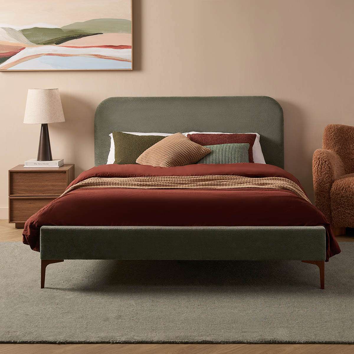 Lloyd Queen Bed - Green