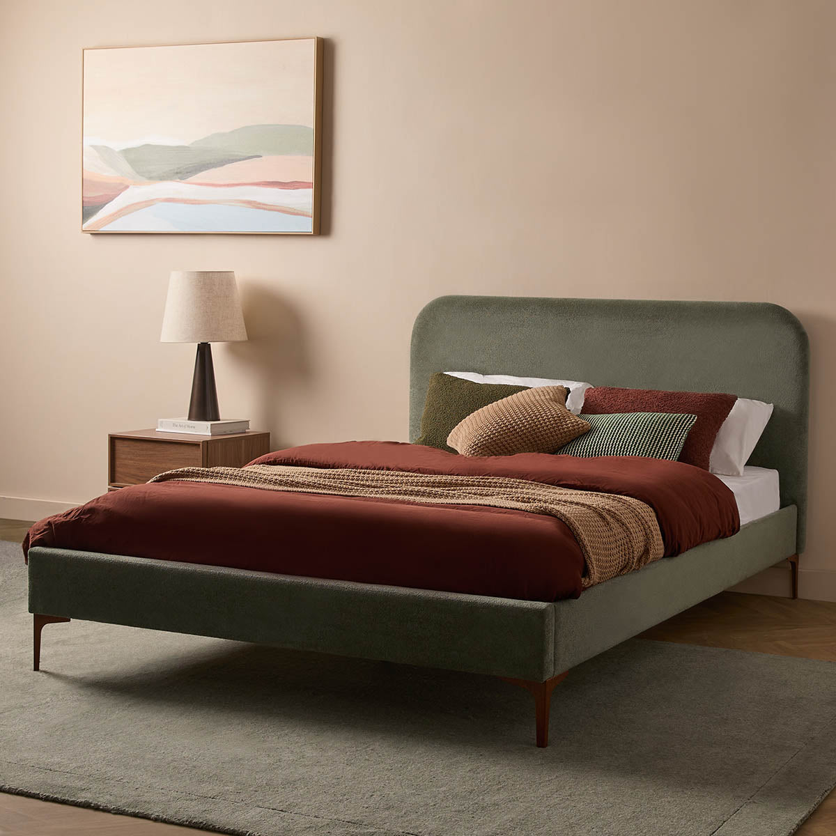 Lloyd Queen Bed - Green