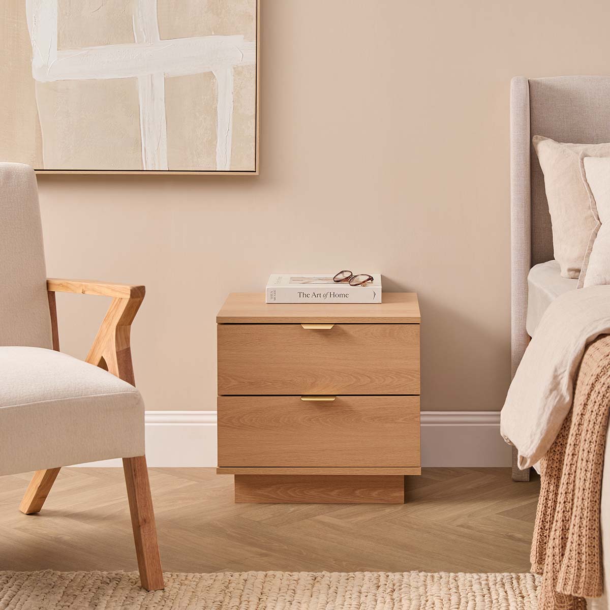 Dune Bedside Table - Natural