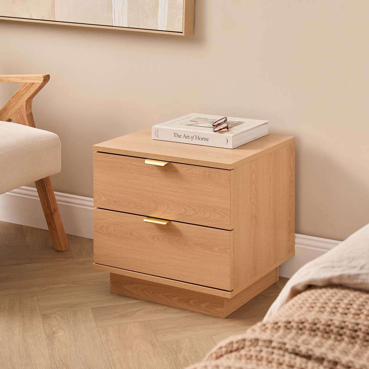Dune Bedside Table - Natural