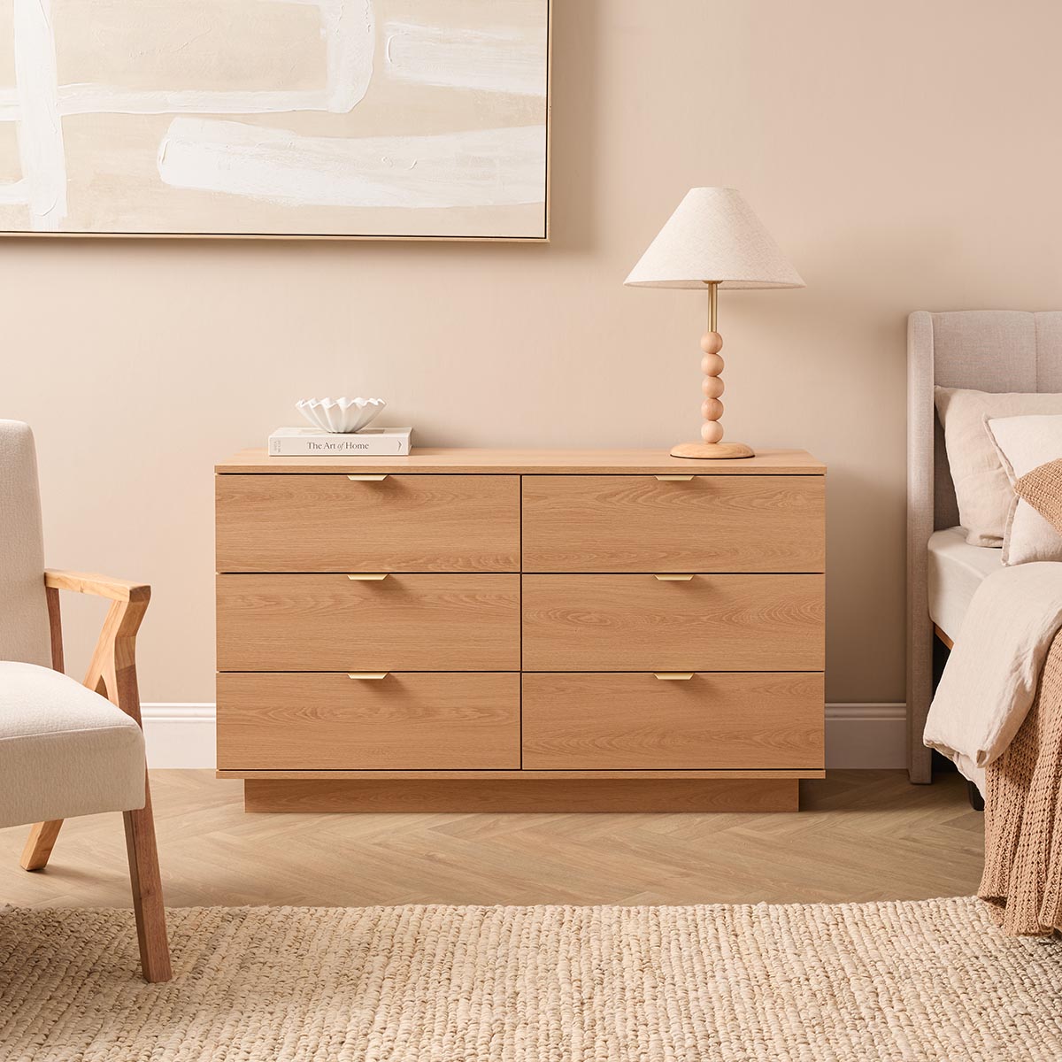 Dune Six Drawer - Natural