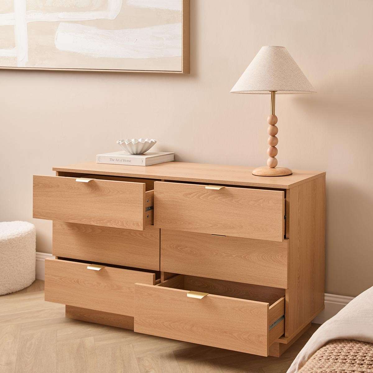 Dune Six Drawer - Natural