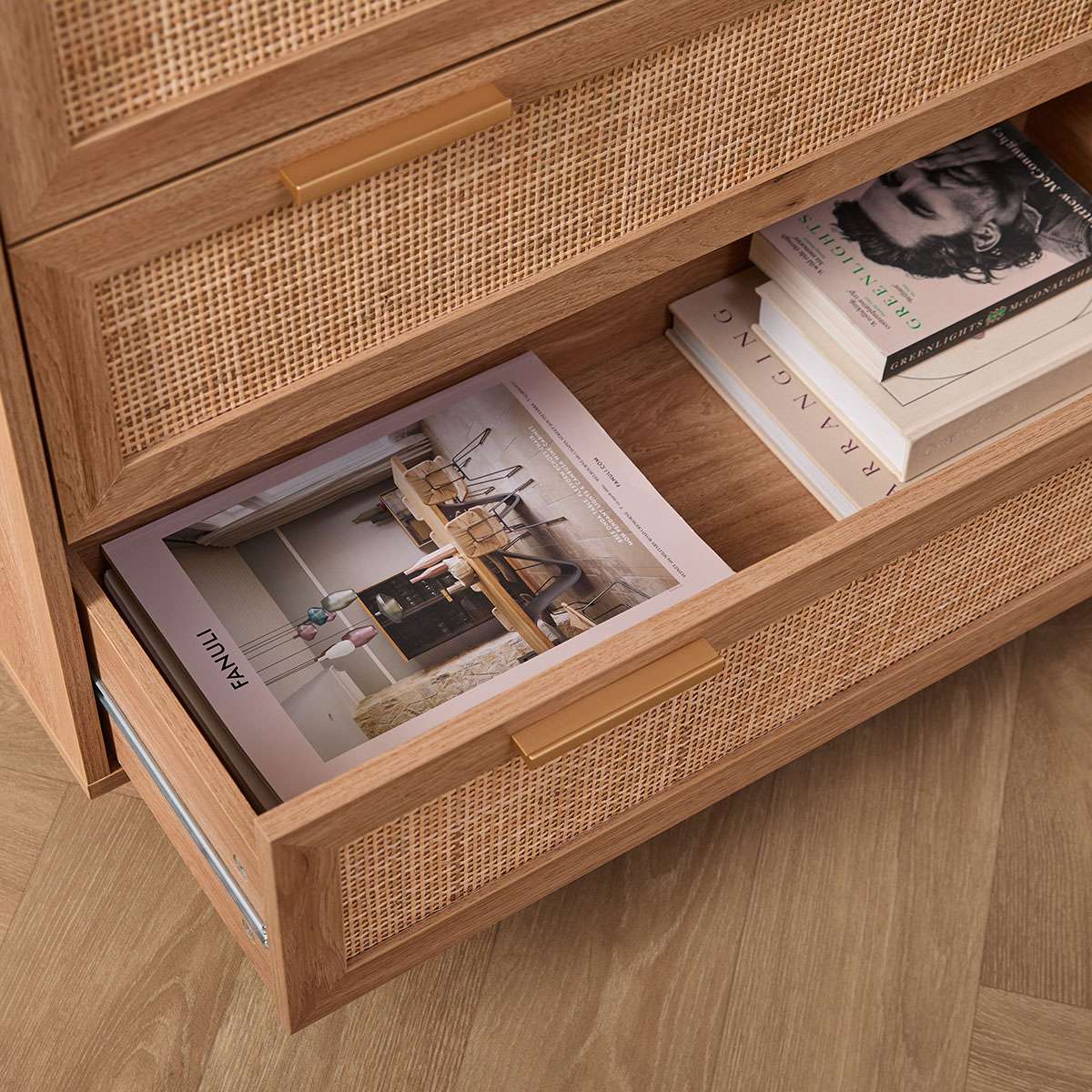 Noosa Rattan Tallboy - Natural