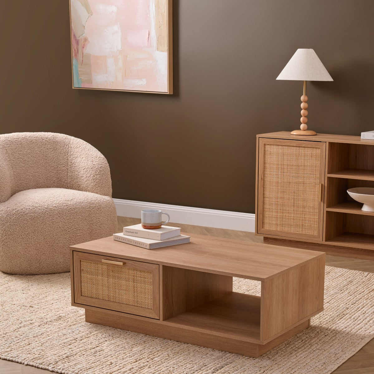 Noosa Rattan Coffee Table - Natural