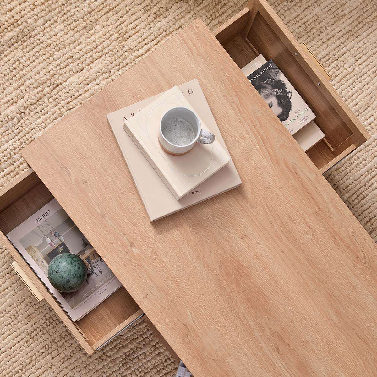 Noosa Rattan Coffee Table - Natural