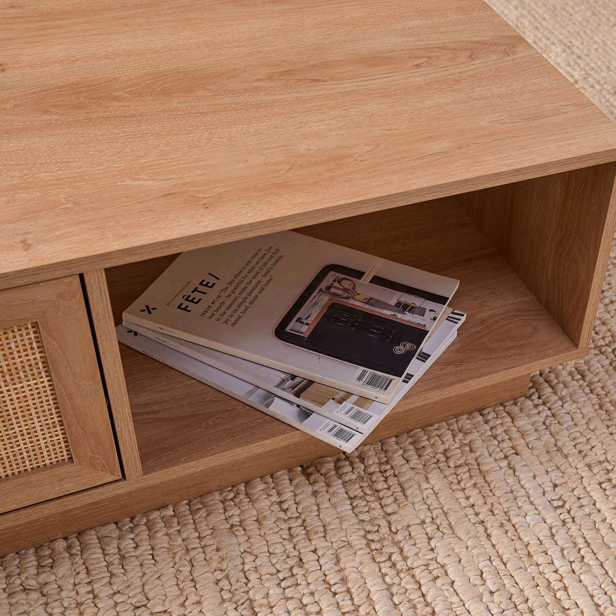 Noosa Rattan Coffee Table - Natural