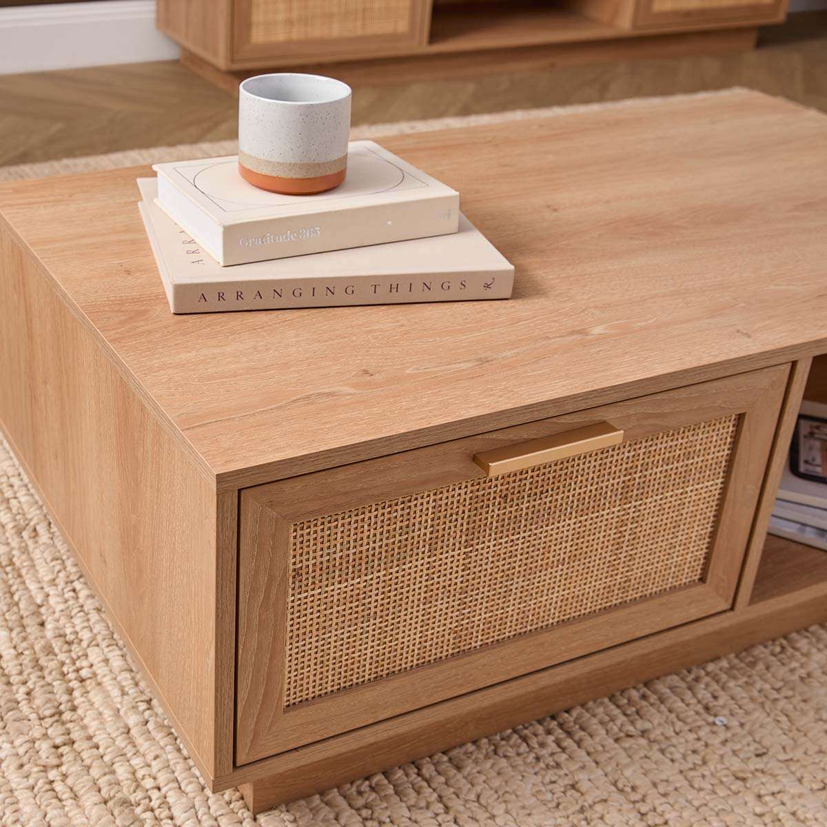 Noosa Rattan Coffee Table - Natural