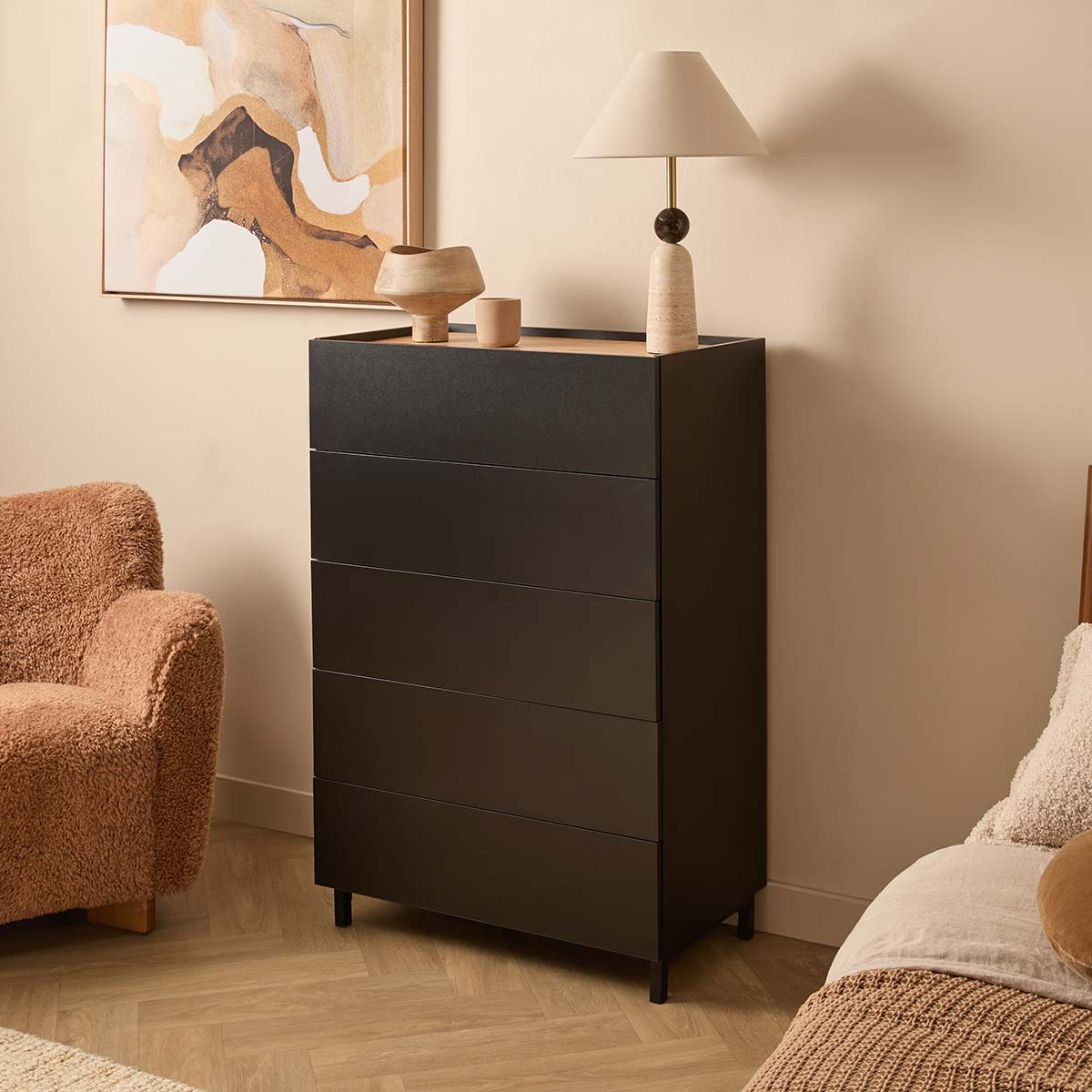 Murphy Tallboy - Black/Natural