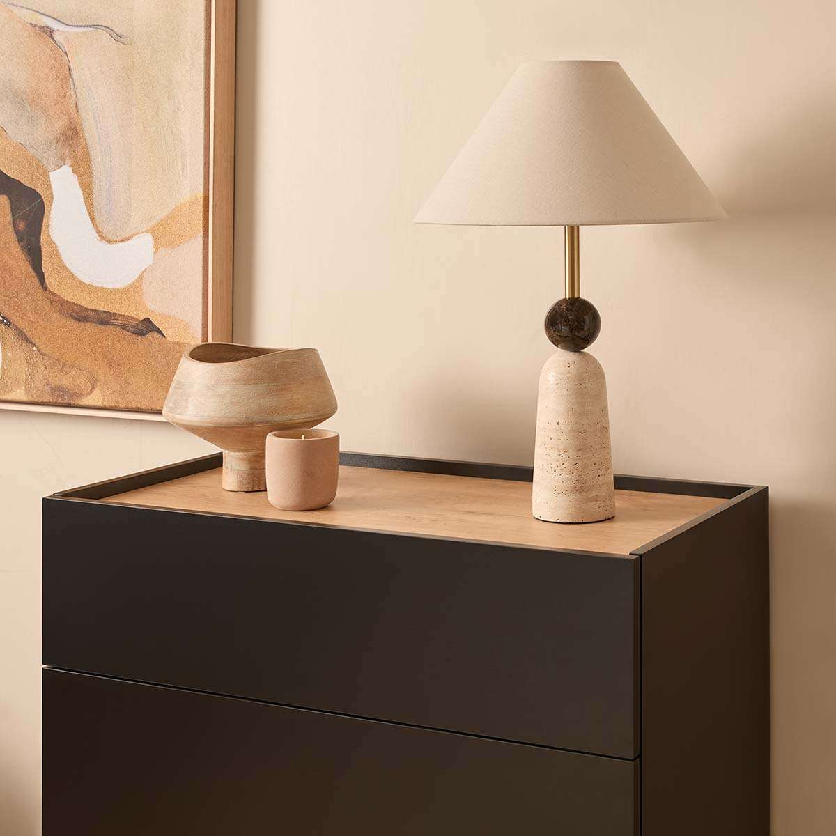 Murphy Tallboy - Black/Natural