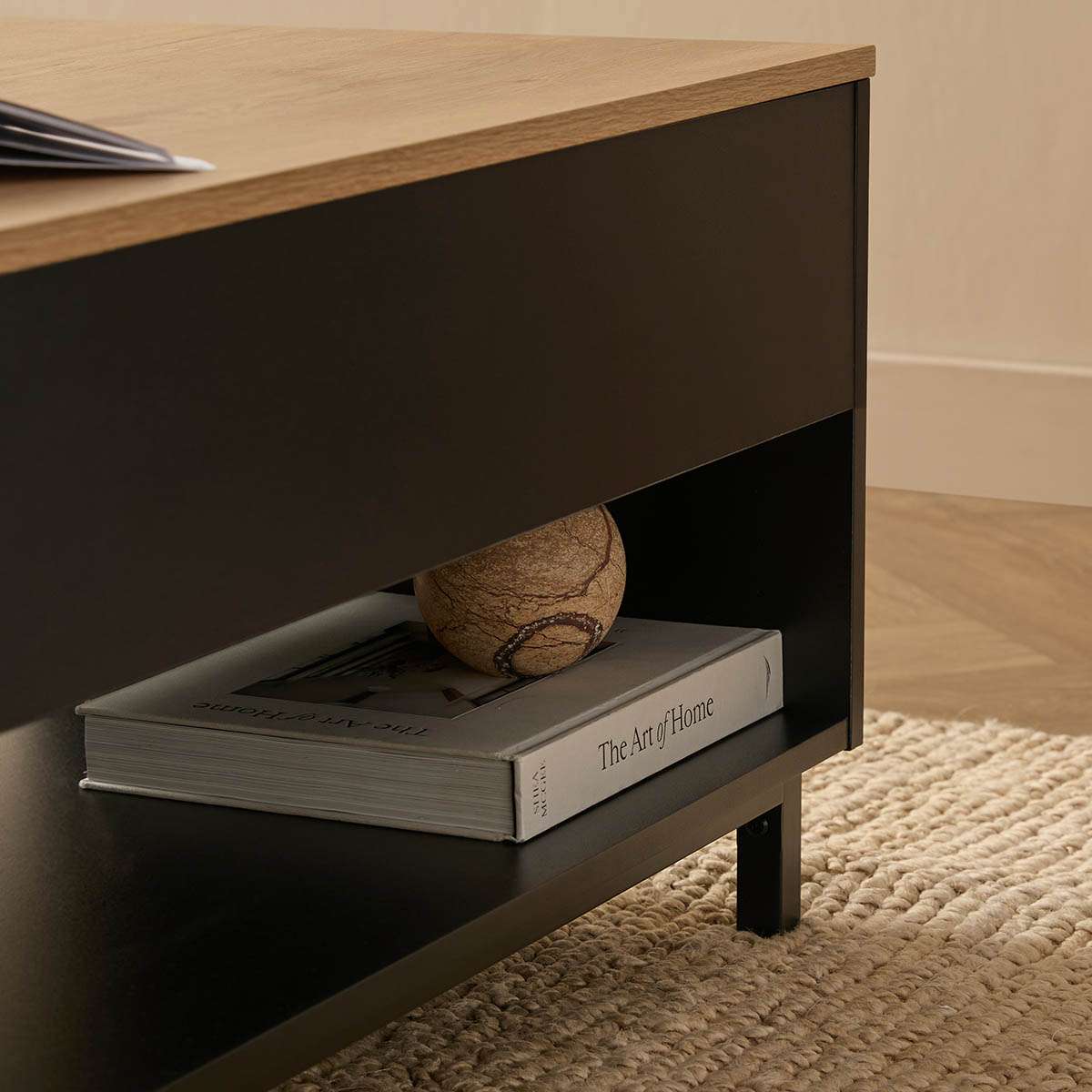 Murphy Coffee Table - Black/Natural
