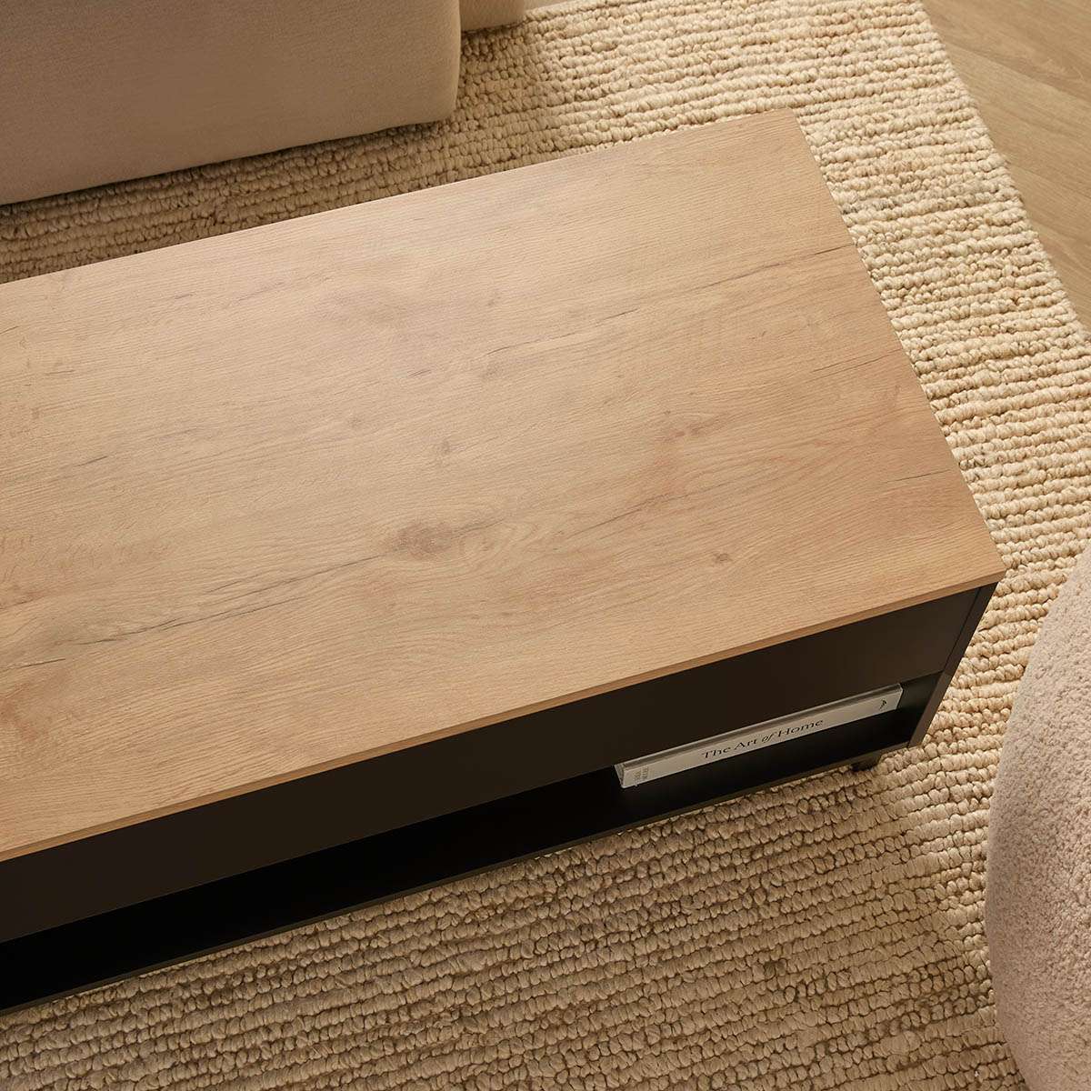 Murphy Coffee Table - Black/Natural
