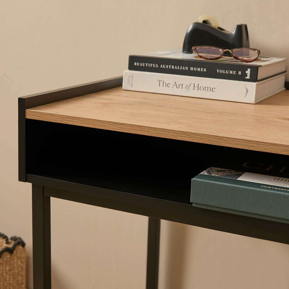 Murphy Desk - Black/Natural