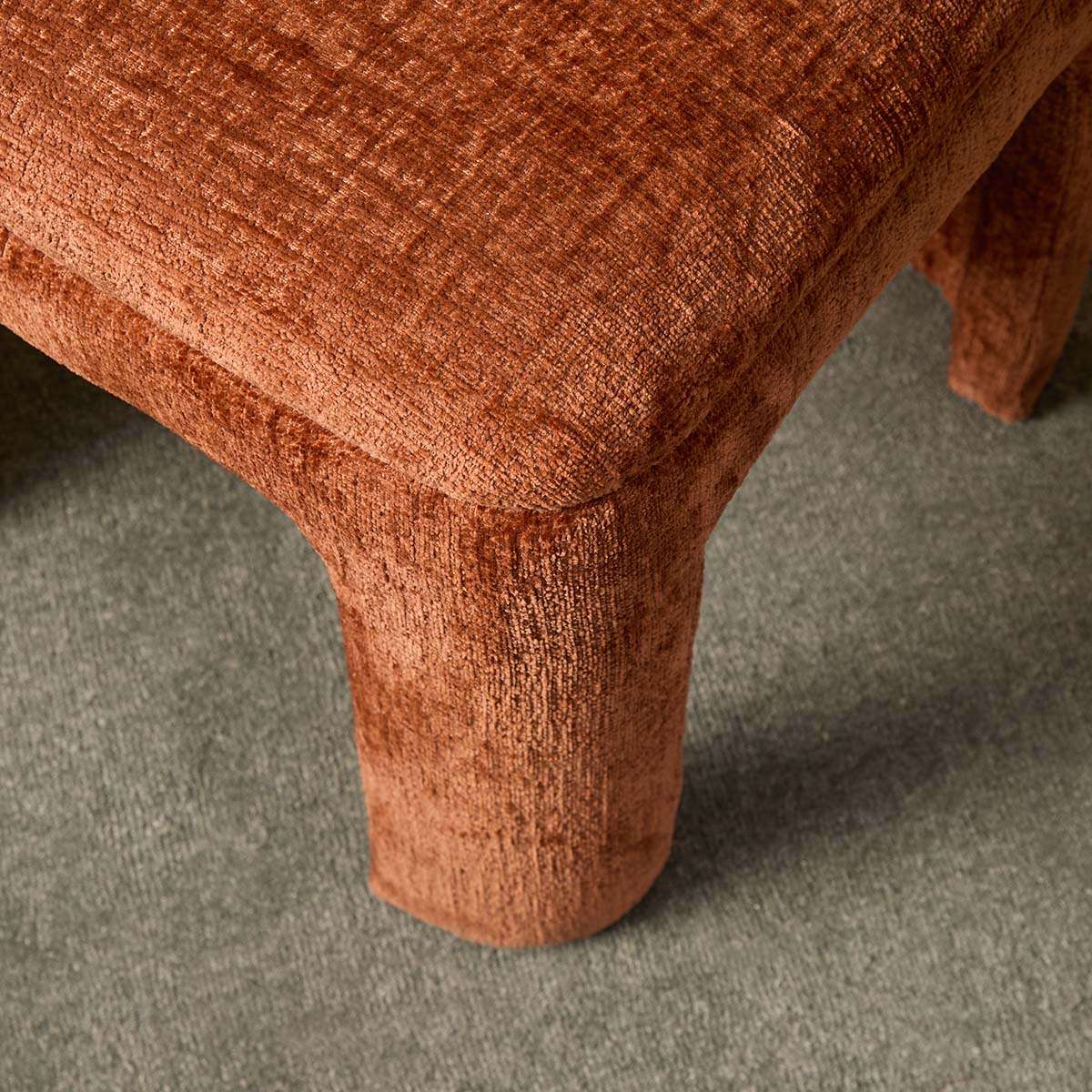 Wes Dining Chair Set of Two - Rust