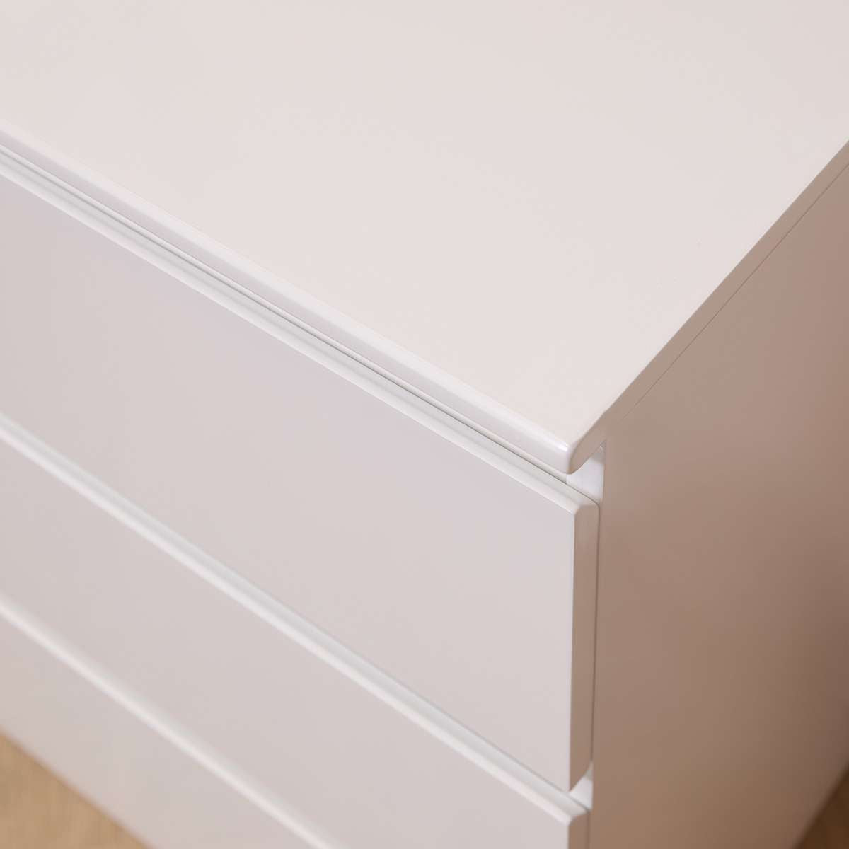 Jolt Classic Six Drawer - White Gloss
