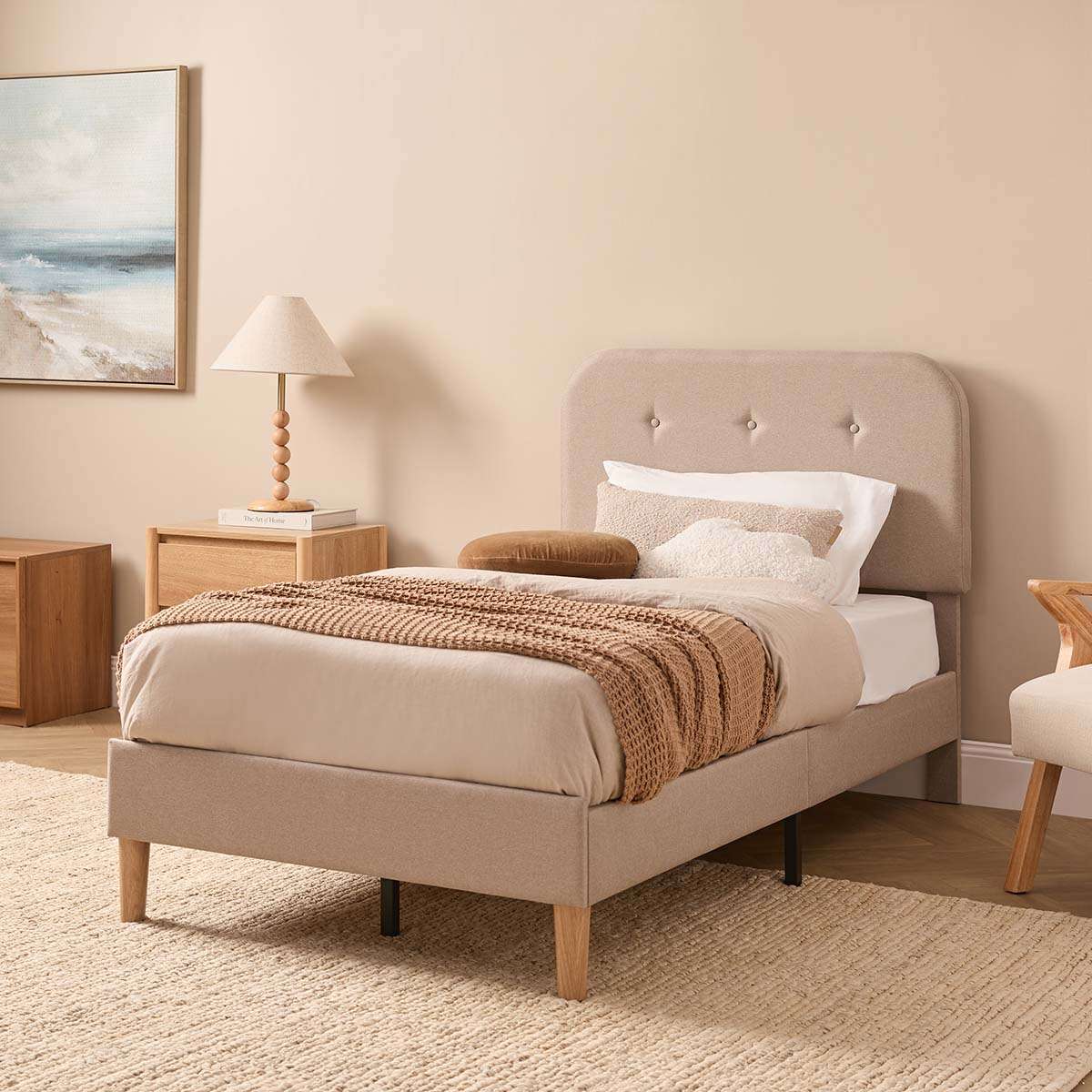 Jonah Single Bed - Natural