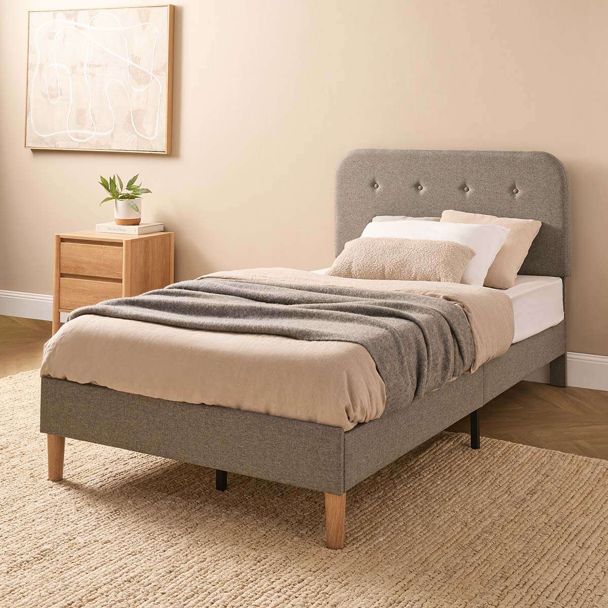 Jonah Single Bed - Grey